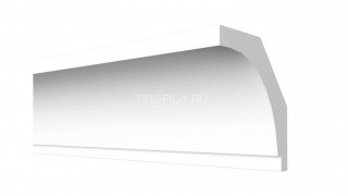 Потолочный плинтус Decor-Dizayn DD37 полистирол белый, под покраску 30х30х2000 мм