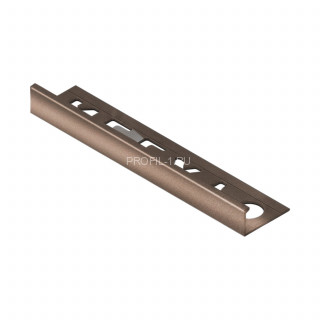 Профиль L-образный алюминий 10мм NEEXY PV02-11-BB коричневый блестящий 2.7м