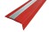 Противоскользящий профиль угловой с алюминиевой вставкой 50х18 мм NoSlipper-Угол красный 2,7 м