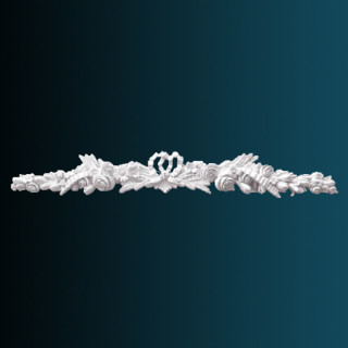 Декоративный орнамент Перфект G2037 белый 167х122х55 мм