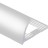 Профиль С-образный алюминий для плитки 8 мм PV07-02 eco серебро матовое 2,7 м