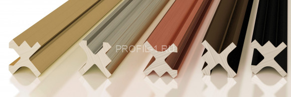 Алюминиевая теневая разделительная рейка Decaro D00X.A Brass цвет латунный для стен и потолка 3 м