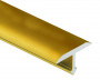 Профиль Т-образный 14 мм алюминий полукруглый PV40-04 золото матовое 2,7 м