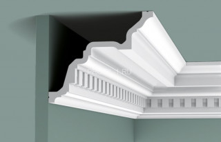 Потолочный плинтус Orac Decor Purotouch C422 белый полиуретан 164х194 мм 2м