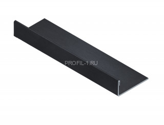 Нержавеющий стальной L-профиль 8 мм NEEXY PVS92-11 BUM оружейный матовый 2.7 м