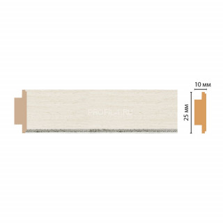 Молдинг DECOMASTER 110-15 (30x10x2400) цвет Ясень белый c перламутром Молдинг DECOMASTER 110-15 (30x10x2400) цвет Ясень белый c перламутром