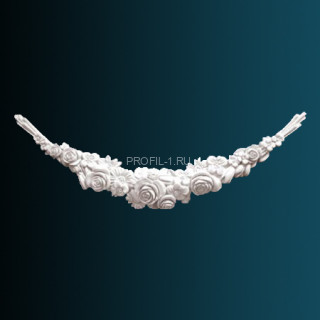 Декоративный орнамент Перфект G2038 белый 260х796х50 мм