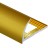 Профиль С-образный алюминий для плитки 8 мм PV07-04 eco золото матовое 2,7 м