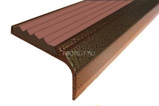Угловой порог 42х23 мм алюминиевый противоскользящий АУ-42/23-Антик медь-коричневый 1,35 м Угловой порог 42х23 мм алюминиевый противоскользящий АУ-42/23-Антик медь-коричневый 1,35 м