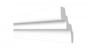 Потолочный плинтус Decor-Dizayn DD39 полистирол белый, под покраску 46х42х2000 мм