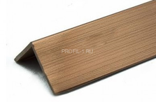 Защитный уголок ПВХ 10х20 Thermoplast бронза 2,75 м (25 штук)