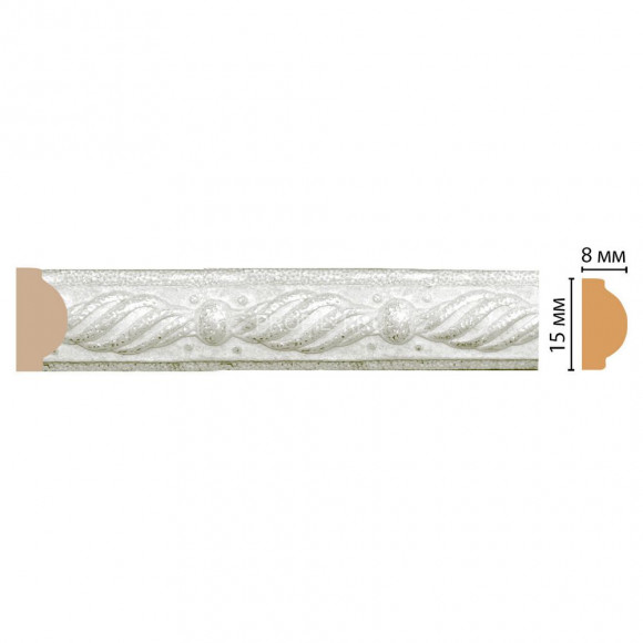 Молдинг DECOMASTER 130-20 (15x8x2400) цвет Бежевый Молдинг DECOMASTER 130-20 (15x8x2400) цвет Бежевый