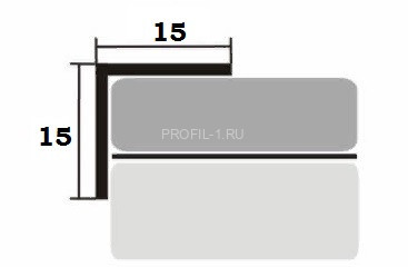 Алюминиевый уголок 15х15 мм равнополочный КД Дуб золотой 2,7 м (упаковка 10 штук) Алюминиевый уголок 15х15 мм равнополочный КД Дуб золотой 2,7 м (упаковка 10 штук)