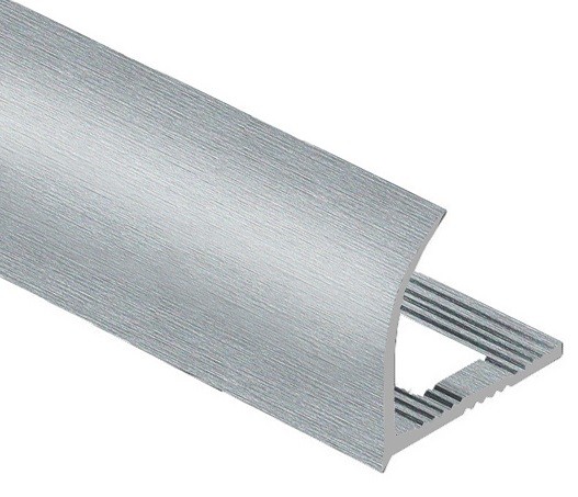 Профиль для плитки С-образный внешний алюминий 10 мм PV23-03 серебро блестящее 2,7 м