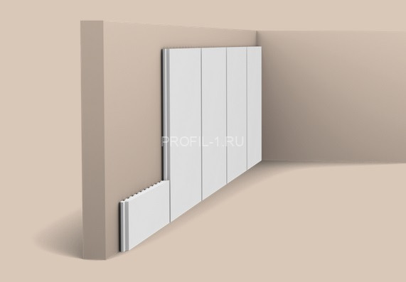 Молдинг Orac Decor Duropolymer PX147 белый полистирол 169х9 мм 2м