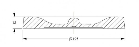 Потолочная розетка Orac Decor R12 белая полиуретан 195 мм