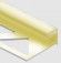 Профиль С-образный для плитки угловой внутренний 10 мм алюминий PV54-05 золото блестящее 2,7 м