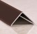 Угол защитный 30х30 мм алюминий PV65-38 темно коричневый Ral 8017 2,7 м