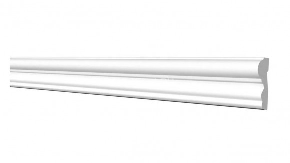 Молдинг Decor-Dizayn DD400 полистирол белый, под покраску 44х16х2000 мм