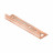 Профиль L-образный алюминий 10мм NEEXY PV02-50-BT медь блестящая 2.7м