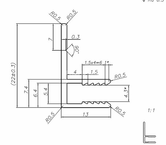 Алюминиевый F-профиль под 4 мм ОП-014 АД31 Т1-3000 3 м Алюминиевый F-профиль под 4 мм ОП-014 АД31 Т1-3000 3 м