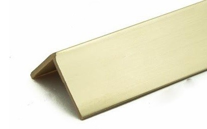Защитный уголок ПВХ 10х20 Thermoplast золото матовое 2,75 м