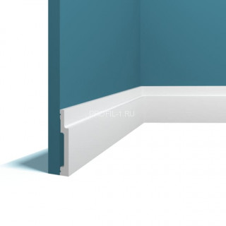 Напольный плинтус Перфект Плюс P116 белый дюрополимер 12х80 мм 200 см Напольный плинтус Перфект Плюс P116 белый дюрополимер 12х80 мм 200 см