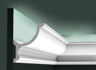 Потолочный плинтус для скрытого освещения Orac Decor Purotouch C901 белый полиуретан 148х124 мм 2м Потолочный плинтус для скрытого освещения Orac Decor Purotouch C901 белый полиуретан 148х124 мм 2м