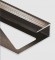 Профиль для ламината оконечный Panel L с рифлением алюминий 12 мм PV45-06 бронза матовая 2,7 м