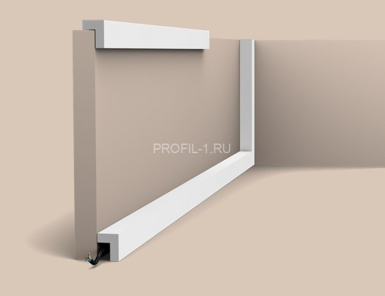 Молдинг Orac Decor Duropolymer PX164 белый полистирол 24х30 мм 2м