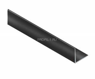 Алюминиевый уголок 20х20 мм NEEXY PV63-19 BBL черный блестящий 2.7 м