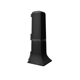 Комплект уголков наружных для напольного плинтуса  VILO linela 415 RAL 7024 кмп 2шт. антрацит Комплект уголков наружных для напольного плинтуса  VILO linela 415 RAL 7024 кмп 2шт. антрацит