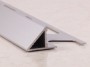 Алюминиевый профиль для плитки угловой ПО-05 серебро матовое  2,7 м
