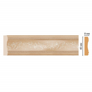 Молдинг DECOMASTER 188-11 (40x8x2400) цвет Дуб светлый с шампанью Молдинг DECOMASTER 188-11 (40x8x2400) цвет Дуб светлый с шампанью