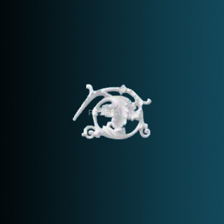 Декоративный орнамент Перфект G2336R правый белый 150х225х20 мм