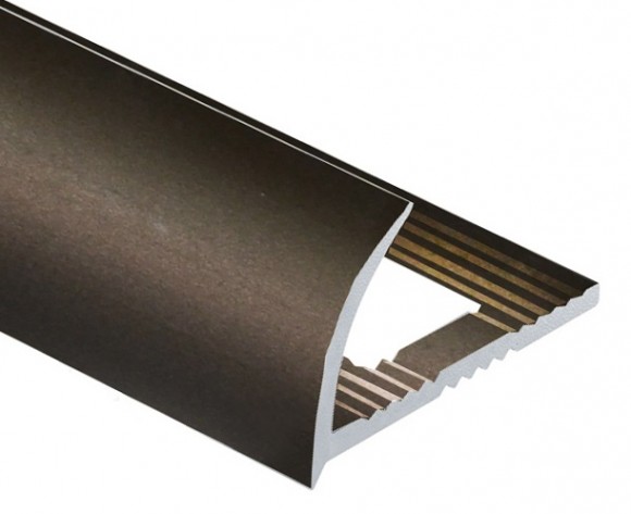Профиль С-образный алюминий для плитки 8 мм PV07-06 eco бронза матовая 2,7 м