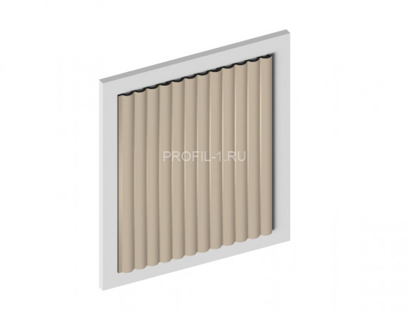 Декоративная панель HiWood LV140 BR432 бежевая 12х120 мм 2,7 м