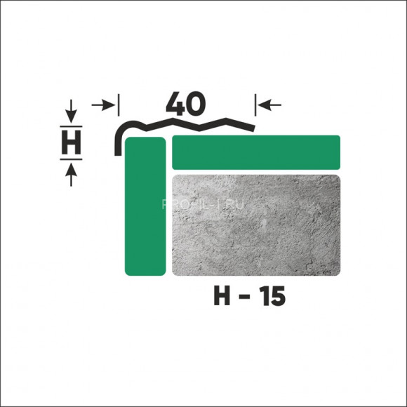 Угловой порог из нержавеющей стали 40х15 мм FCR 15 GM золото сатинированное 270 см Угловой порог из нержавеющей стали 40х15 мм FCR 15 GM золото сатинированное 270 см