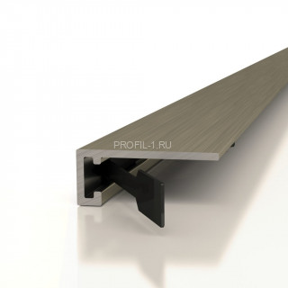 Алюминиевый микроплинтус Decaro M15A Bronze Brush бронза браш 2 м Алюминиевый микроплинтус Decaro M15A Bronze Brush бронза браш 2 м