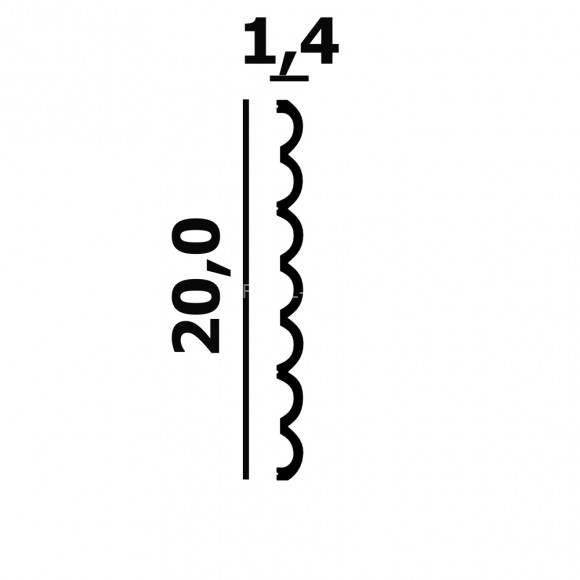 3D декоративная стеновая панель Перфект Плюс P126-2800 белая ударопрочная 200х2800 мм 3D декоративная стеновая панель Перфект Плюс P126-2800 белая ударопрочная 200х2800 мм