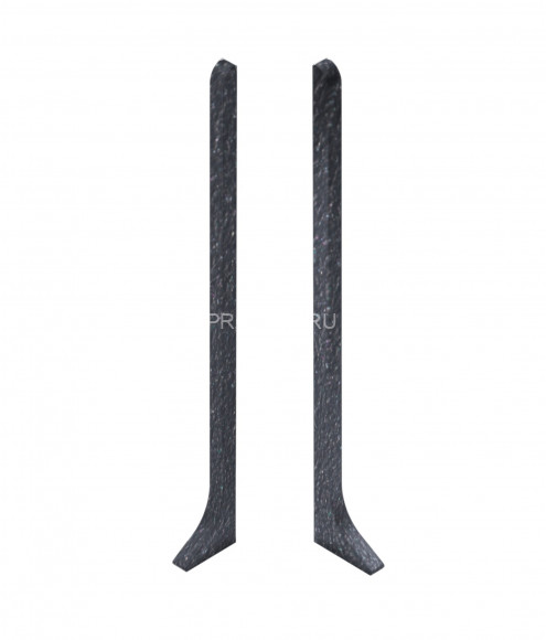 Комплект заглушек для напольного плинтуса 80 мм NEEXY AKBD80-LE-RE-SA муар антрацит Комплект заглушек для напольного плинтуса 80 мм NEEXY AKBD80-LE-RE-SA муар антрацит