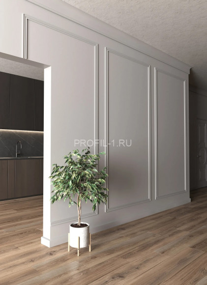 Напольный плинтус Decor-Dizayn DD723 полистирол белый, под покраску 80х16х2000 мм