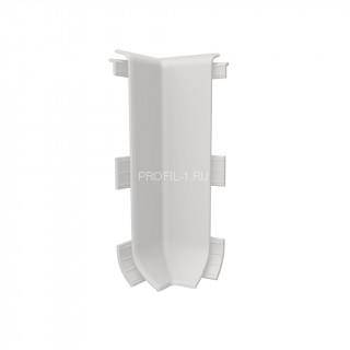 Комплект уголков внутренних для напольного плинтуса  VILO linela 401 RAL 9003 кмп 2шт. белый Комплект уголков внутренних для напольного плинтуса  VILO linela 401 RAL 9003 кмп 2шт. белый