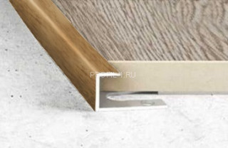 Алюминиевый П-профиль торцевой гибкий Effector S 93 29-дуб светлый 8х10 мм 2,5 м Алюминиевый П-профиль торцевой гибкий Effector S 93 29-дуб светлый 8х10 мм 2,5 м