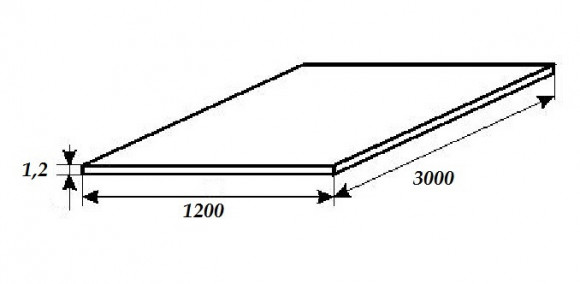 Алюминиевый лист Квинтет АМГ2НР 1200х3000х1,2 мм Алюминиевый лист Квинтет АМГ2НР 1200х3000х1,2 мм