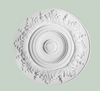 Потолочная розетка Orac Decor R17 белая полиуретан 470 мм