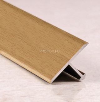 Алюминиевый профиль Т-образный 26 мм Cezar W-AL-FG26-B-250 бук 2,5 м Алюминиевый профиль Т-образный 26 мм Cezar W-AL-FG26-B-250 бук 2,5 м