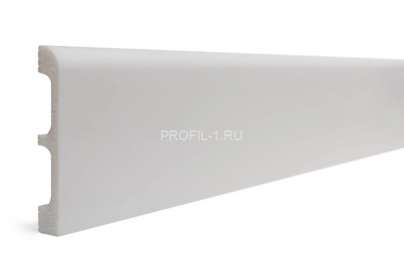 Напольный плинтус Decor-Dizayn 706-115 полистирол белый, под покраску 80х13х2400 мм