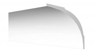 Потолочный плинтус Decor-Dizayn DD46 полистирол белый, под покраску 88х85х2000 мм