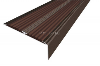 Алюминиевый угол-порог с 2-мя резиновыми вставками 70х22 мм АУ-70-Анод коньяк-темно-коричневый 2,0 м Алюминиевый угол-порог с 2-мя резиновыми вставками 70х22 мм АУ-70-Анод коньяк-темно-коричневый 2,0 м